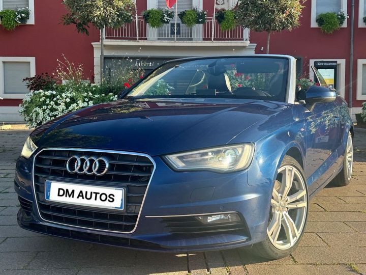 Audi A3 Cabriolet s line 2.0 tdi 184 ch 2015 full options Bleu - 1