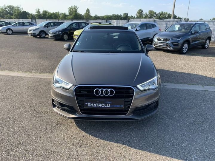 Audi A3 III 1.8 TFSI 180ch S Line Quattro S tronic 6 GPS Toit Ouvrant MARRON - 3