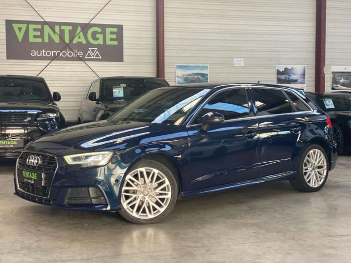 Audi A3 Sportback 1.4 TFSI COD 150 S tronic 7 Design Luxe Bleu - 1