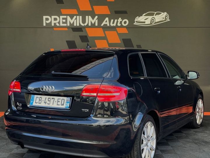 Audi A3 Sportback 2.0 Tdi 140 Cv Ambition Luxe S-Tronic 6 Full Cuir Xénon Led Gps Ct Ok 2026 Noir - 3