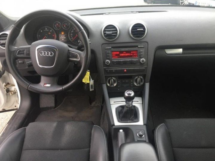 Audi A3 Sportback 2.0 TDI 170cv S-LINE BVM6     Diesel BLANCHE - 8