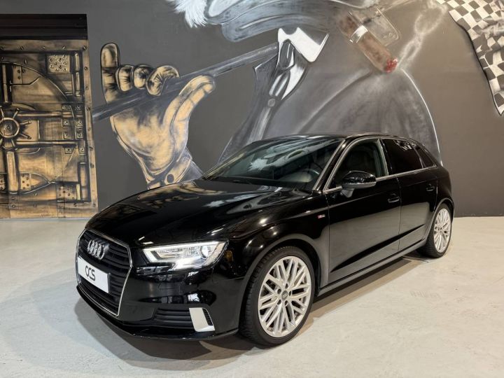 Audi A3 Sportback 2.0 TDI 184 QUATTRO S TRONIC S LINE Noir - 2