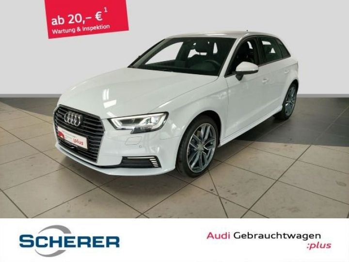 Audi A3 Sportback 40 e-tron/ Hybride/ S line/ Réseau Audi/ 1ère main/ Garantie 12 mois blanc - 1