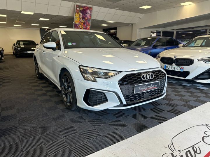 Audi A3 Sportback 40 TFSIe 204 S Line S-Tronic Blanc - 2