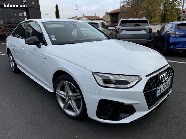 Audi A4 (4) 35 TFSI 150 s-line Blanc - 1