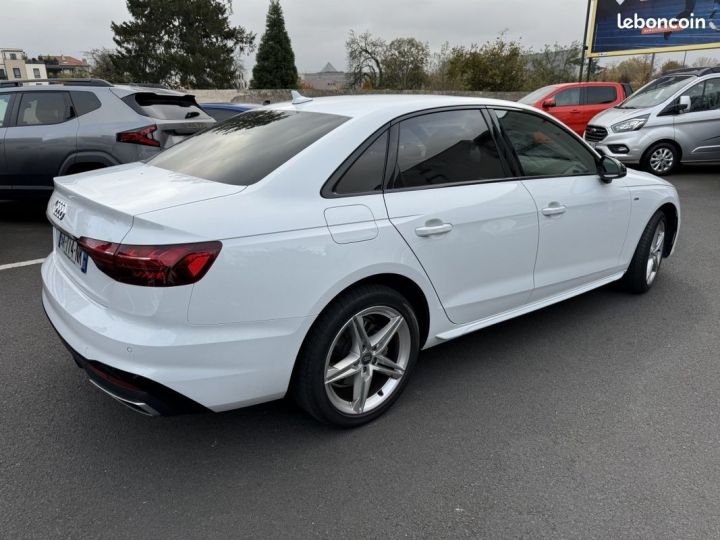 Audi A4 (4) 35 TFSI 150 s-line Blanc - 4