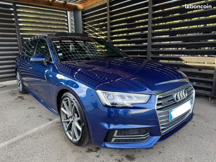 Audi A4 Avant 3.0 v6 tdi 272 ch s-line quattro tiptronic Bleu - 1