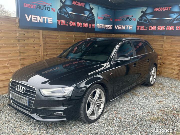 Audi A4 Break 2.0 TDi S-Line 150CH Noir - 1