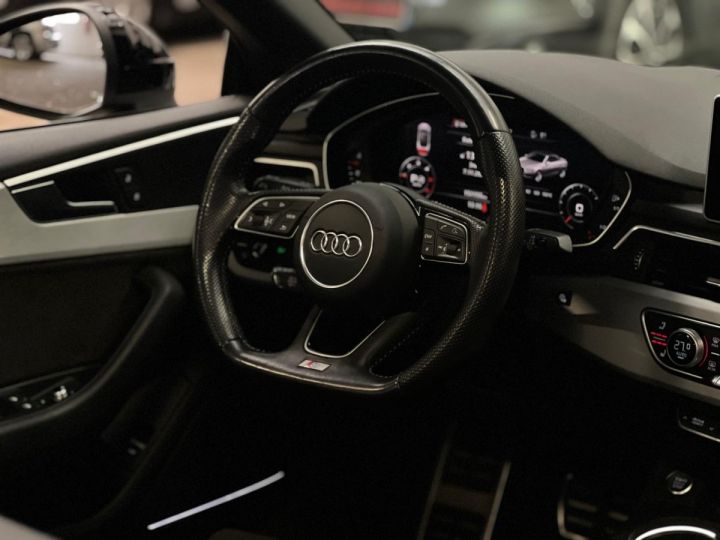 Audi A5 3.0 TDI 218CH S-LINE S-TRONIC QUATTRO CABRIOLET Noir Métallisé - 10