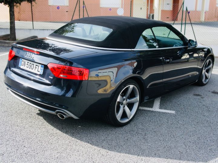 Audi A5 AUDI A5 CABRIOLET 3.0 TDI S-LINE 245 QUATTRO BVA Noir Metallise - 5