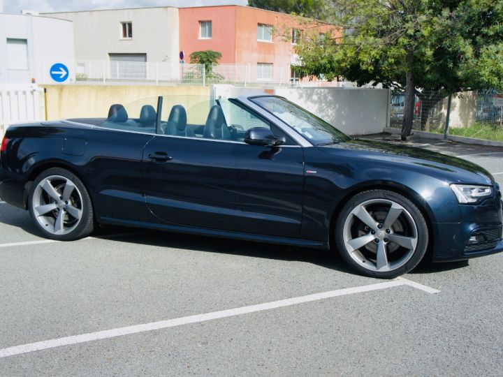 Audi A5 AUDI A5 CABRIOLET 3.0 TDI S-LINE 245 QUATTRO BVA Noir Metallise - 6