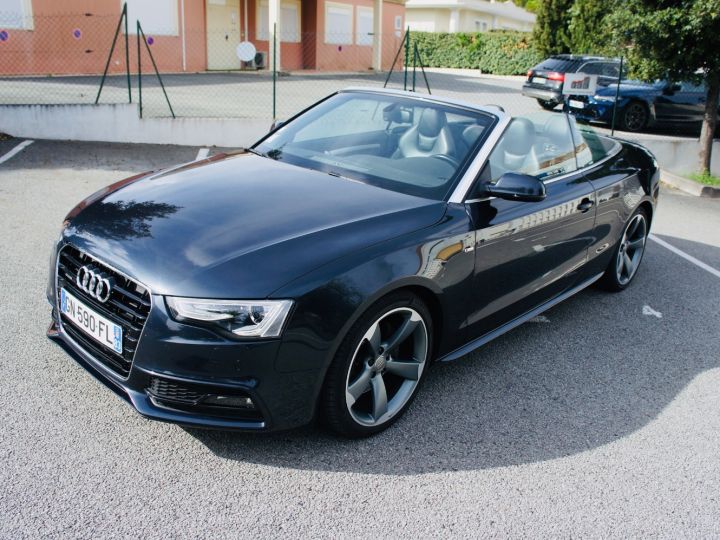 Audi A5 AUDI A5 CABRIOLET 3.0 TDI S-LINE 245 QUATTRO BVA Noir Metallise - 3