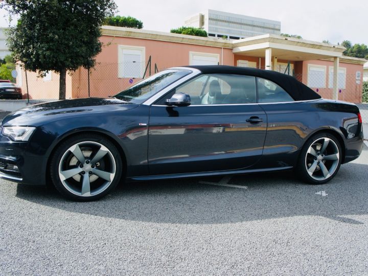 Audi A5 AUDI A5 CABRIOLET 3.0 TDI S-LINE 245 QUATTRO BVA Noir Metallise - 7