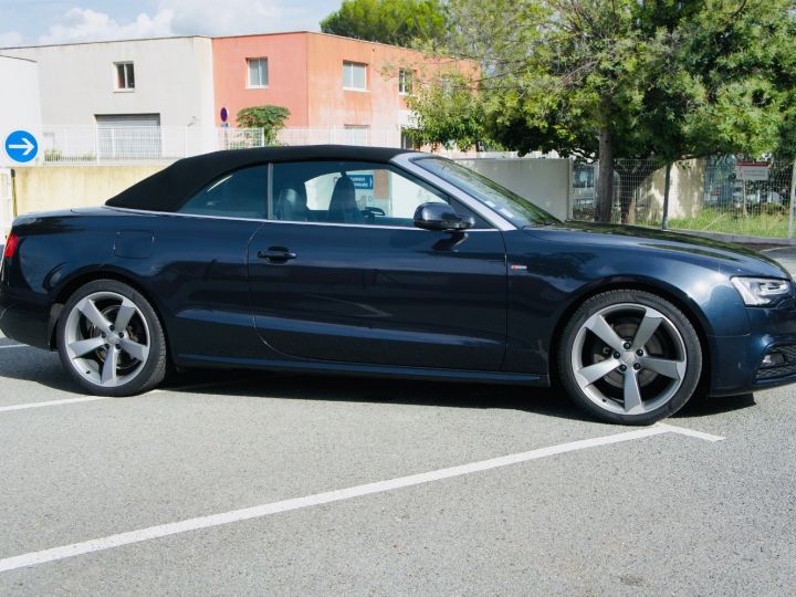 Audi A5 AUDI A5 CABRIOLET 3.0 TDI S-LINE 245 QUATTRO BVA Noir Metallise - 2