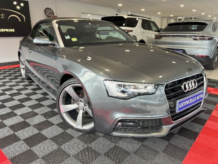 Audi A5 CABRIOLET 2.0 TDI 177 S Line Multitronic 8 A Gris Foncé - 4