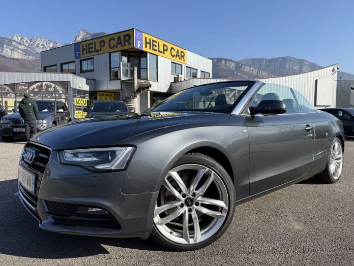 Audi A5 CABRIOLET 2.0 TFSI 211CH S LINE Gris F - 1