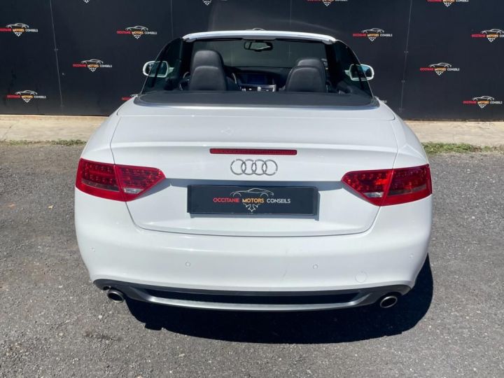 Audi A5 Cabriolet 3.0 TDI 240ch Quattro S line tronic Blanc - 17