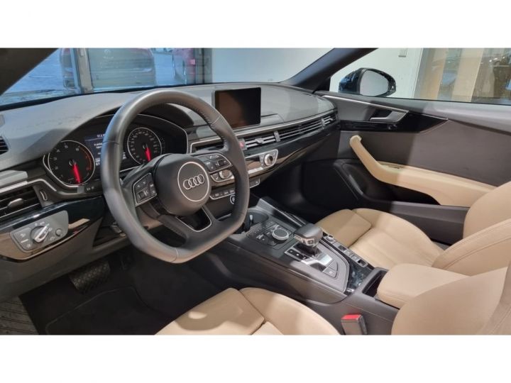 Audi A5 Cabriolet 40 TFSI S-tronic S line / CAMERA – NAV – PACK S-Line - 1ère main – TVA récup. Garantie 12 mois Noir - 10