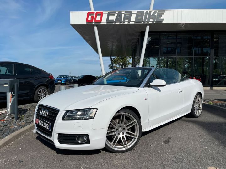 Audi A5 Cabriolet Full S-Line 3.0 V6 TDI 240 ch Quattro S-Tronic GPS B&O Camera Xenon 20P Occasion