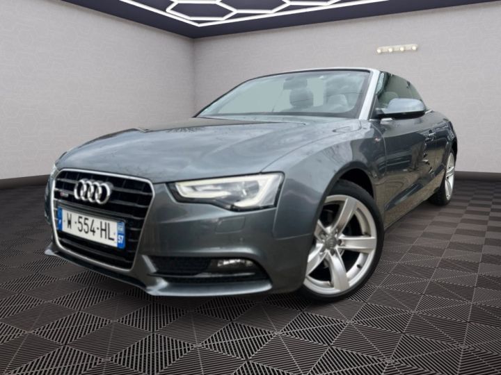 Audi A5 CABRIOLET *Quattro 2.0TDI 177CH *XENON*GPS*CUIR Gris - 1