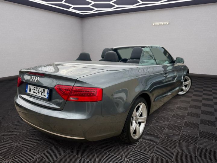 Audi A5 CABRIOLET *Quattro 2.0TDI 177CH *XENON*GPS*CUIR Gris - 4