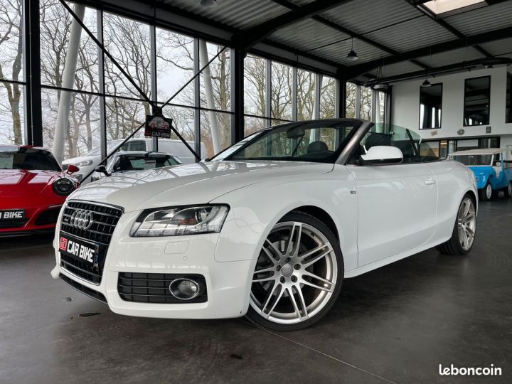 Audi A5 Cabriolet S-Line V6 TDI 240 ch Quattro Xenon Bang&Olufsen Camera Jantes RS 20 pouces Occasion