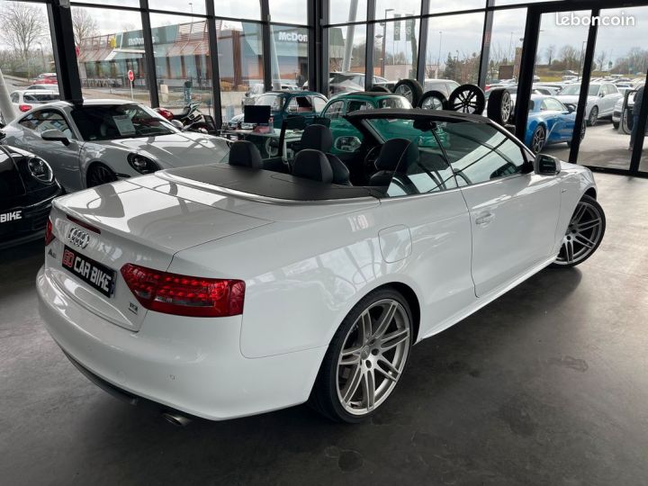 Audi A5 Cabriolet S-Line V6 TDI 240 ch Quattro Xenon Bang&Olufsen Camera Jantes RS 20 pouces  - 2