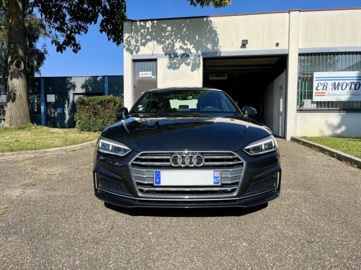 Audi A5 II 2.0 TDI 190ch S line S tronic 7 GRIS FONCE - 2