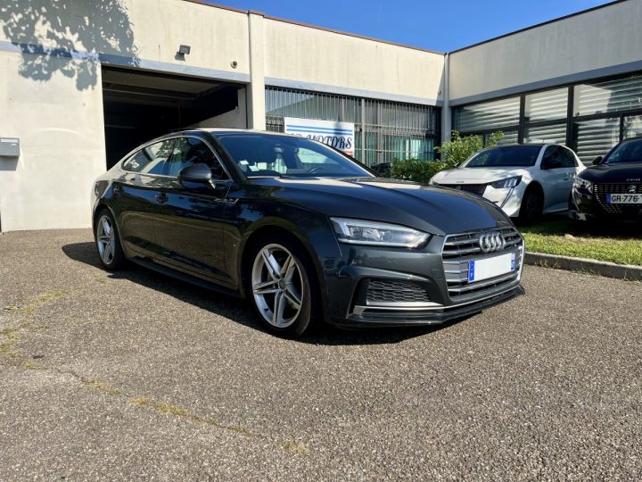 Audi A5 II 2.0 TDI 190ch S line S tronic 7 GRIS FONCE - 3