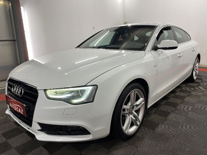 Audi A5 Sportback 2.0 TDI 177 S line Multitronic AUTOMATIQUE PHASE 2 Blanc - 3