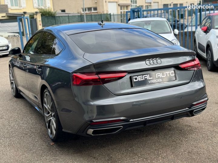 Audi A5 Sportback 35 TDI 163ch S line tronic 7 Gris - 4