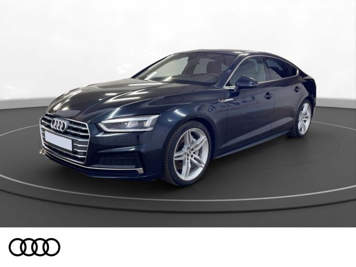 Audi A5 Sportback Audi A5 Sportback 3.0 TDI 286Ch Qu. Matrice Panoramique AHK Ligne S Garantie / 47 Bleu Métallisé - 1