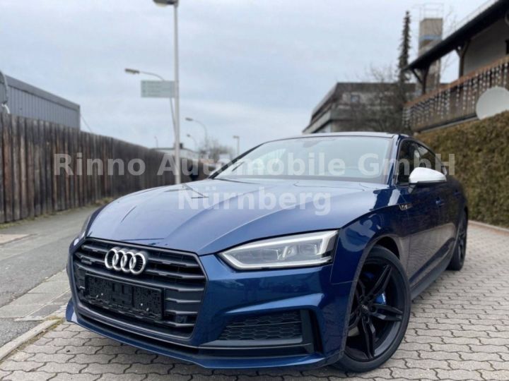 Audi A5 Sportback quattro S-line Plus*Nav*Aut.*S-Dach Bleu Métallisé - 1