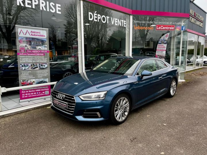 Audi A5 Sportback V6 3.0 TDI 218 S tronic 7 Design BLEU CLAIR - 1