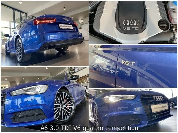 Audi A6 3.0 Tdi Quattro Competition Bleu Sepang - 7
