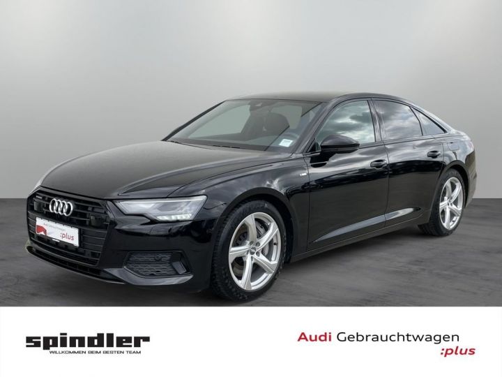 Audi A6 50 TFSIe/ Hybride/ S-Line/ 1ère main/ Garantie Audi 12 mois noir - 1