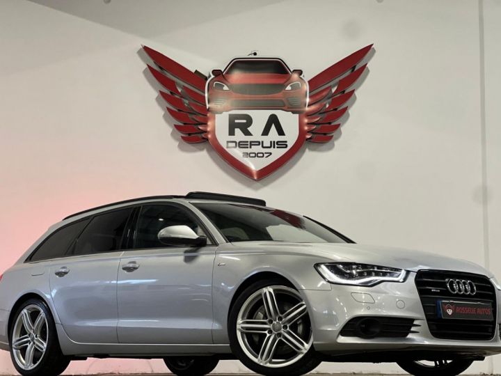 Audi A6 Avant 3.0 BI-TDI 313CH S-LINE QUATTRO TIPTRONIC MATRIX Gris Clair Métallisé - 1