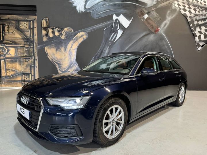 Audi A6 Avant 40 TDI 204ch S Tronic Toit Ouvrant Business Executive Bleu - 2