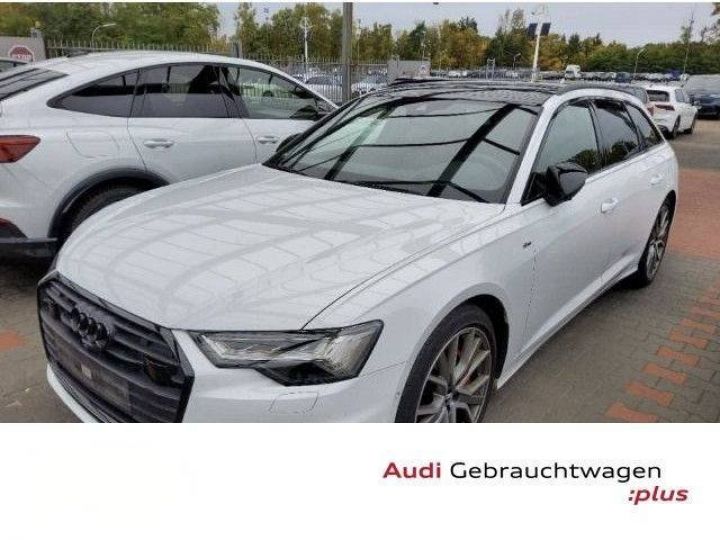 Audi A6 Avant 55 TFSIe Q S Tronic Sport Blanc Métallisé - 1