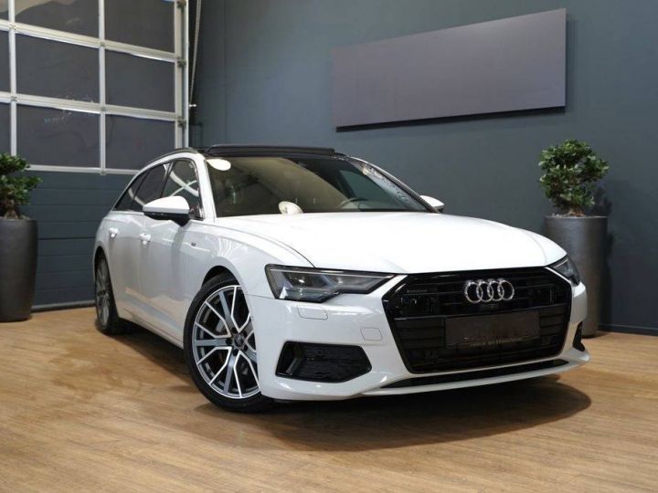 Audi A6 Avant S-line 45 TDI/QUATTRO Blanc Métallisée - 1