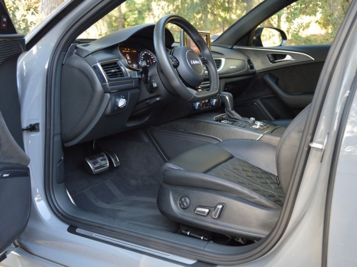 Audi A6 MAGNIFIQUE AUDI A6 4G QUATTRO 3.0 V6 BI-TDI 326ch COMPETITION OPTIONS ++ PACK BLACK SIEGES RS 21 GRIS NARDO TVA Gris Nardo - 16