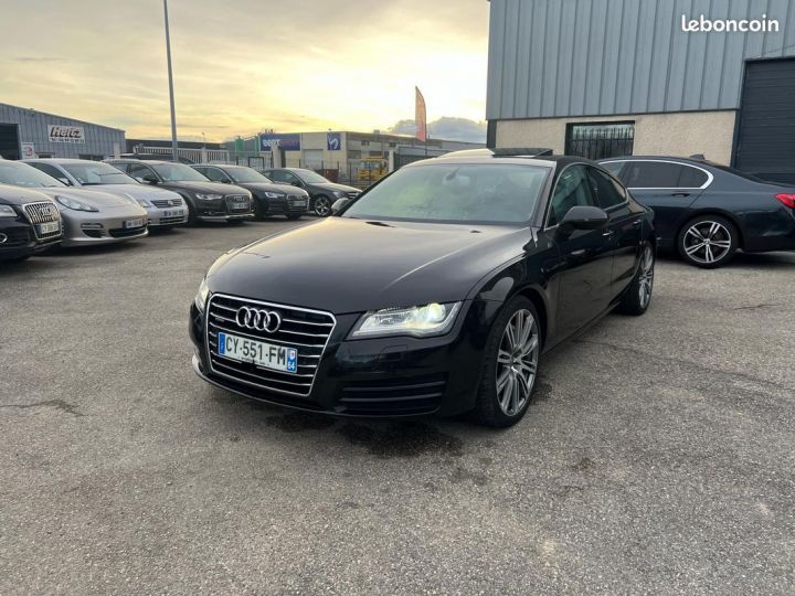 Audi A7 Sportback 3.0 bitdi 313 ch quattro tiptronic avus moteur changer a 110 000km chez facture lappuie Noir - 2