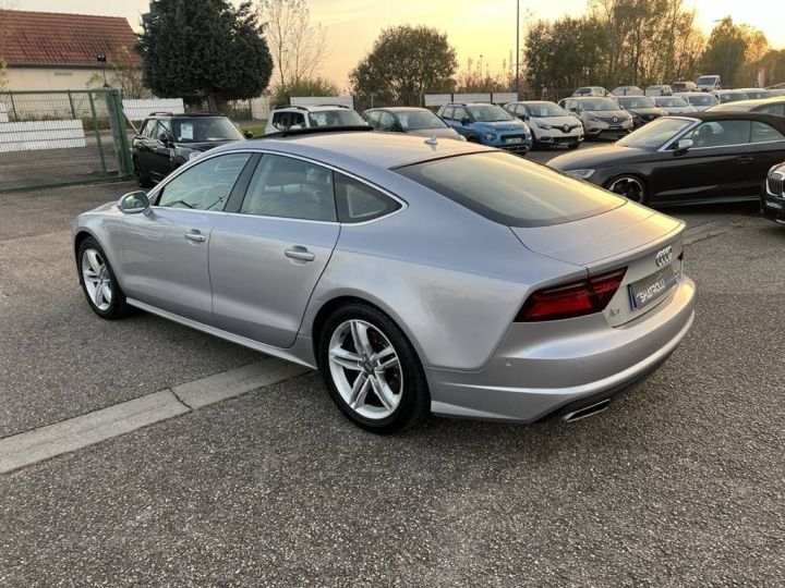 Audi A7 Sportback 3.0 V6 TDI 218ch S Line Quattro S tronic 7 Cuir GPS Caméra Toit Ouvrant GRIS CLAIR - 6