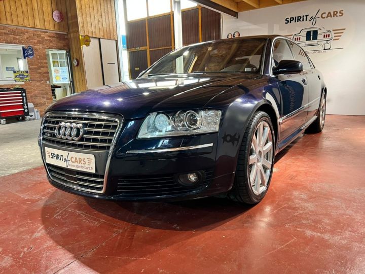 Audi A8 6.0 W12 450 Limousine Quattro Tiptronic A BLEU - 1