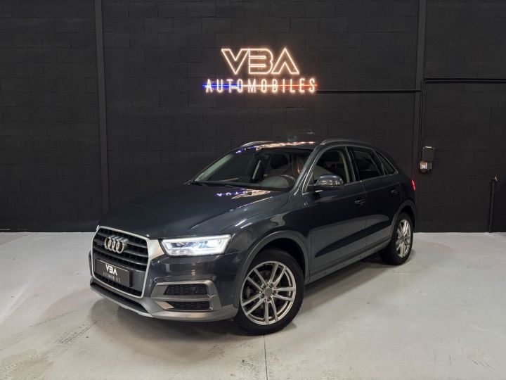 Audi Q3 2.0 TFSI 180 Quattro S Tronic S Line Gris Foncé - 1