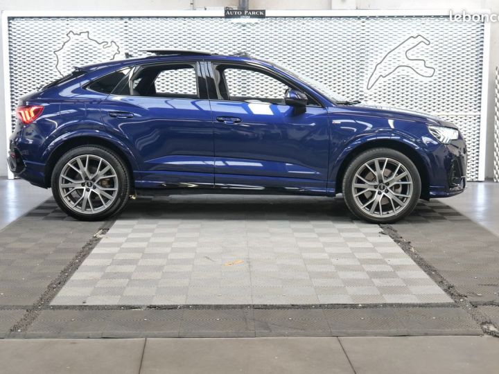 Audi Q3 Sportback 45 TFSIe 245CH S TRONIC LINE 1° MAIN FRANCAIS TVA RECUPERABLE -AUDI MATRIX LED VIRTUAL COCKPIT PLUS BANG & OLUFSEN TOIT OUVRANT PANORAMIQUE VOLANT MEP Bleu - 3