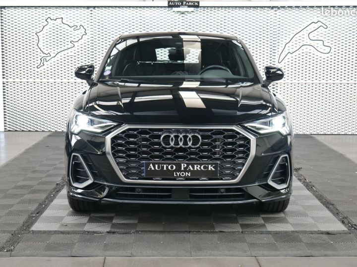 Audi Q3 Sportback NEW HYBRID 45TFSI e 245 S LINE 1° MAIN FRANCAIS TVA RECUPERABLE GPS 16-9 XENON CAMERA DE RECUL VOLANT MEPLAT HAYON ELECTRIQUE CHARGEUR INDUCTION JA18  Noir - 2