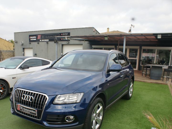 Audi Q5 2.0 TDI 190CH CLEAN DIESEL S LINE QUATTRO Bleu F - 1