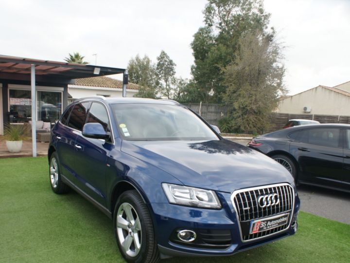 Audi Q5 2.0 TDI 190CH CLEAN DIESEL S LINE QUATTRO Bleu F - 3