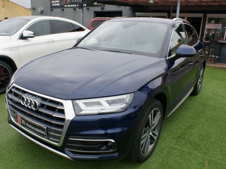 Audi Q5 2.0 TDI 190CH S LINE QUATTRO S TRONIC 7 Bleu - 1